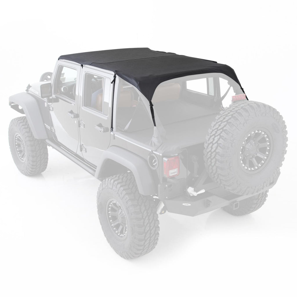 Extended Soft Top 10-18 Wrangler JK 4 DR Black Diamond Smittybilt – Aaron's  Olympic 4x4